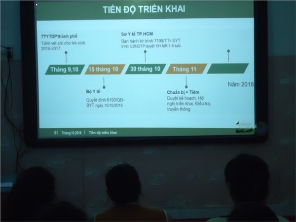 Trường Mầm non 14B tuyên truyền chiến dịch tiêm chủng mở rộng  ngừa bệnh Sởi và bệnh Rubella